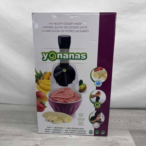Other - Brand New In Box Yonanas Frozen Treat Dessert Maker with Recipes Black/White